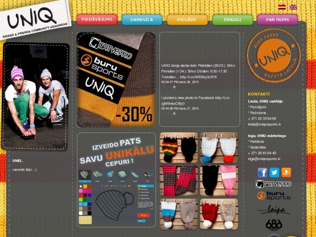 UNIQ cepures, Linda Breide, IK